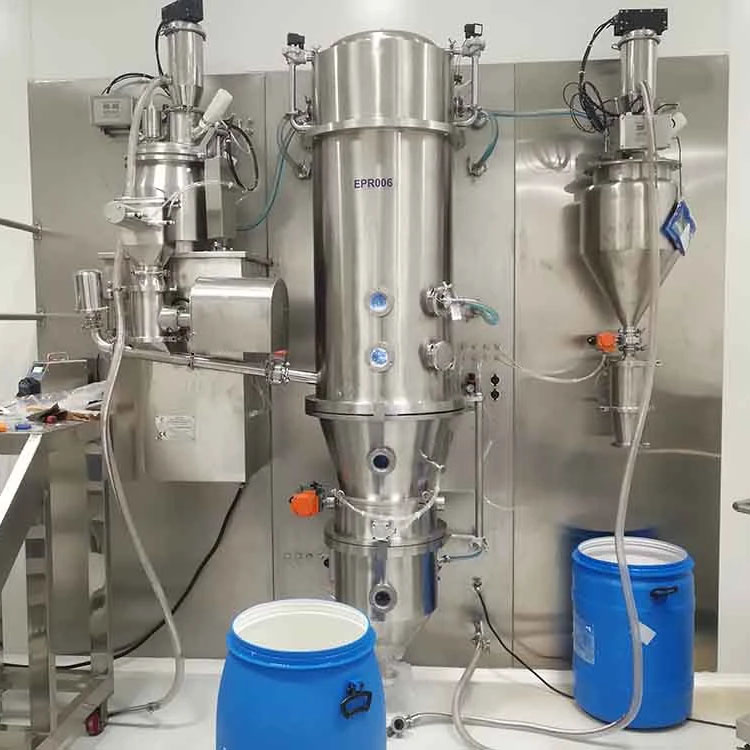 ContigTop Closed Type Wall Mounted Structure Automatic Solid Dosage Granulation Line