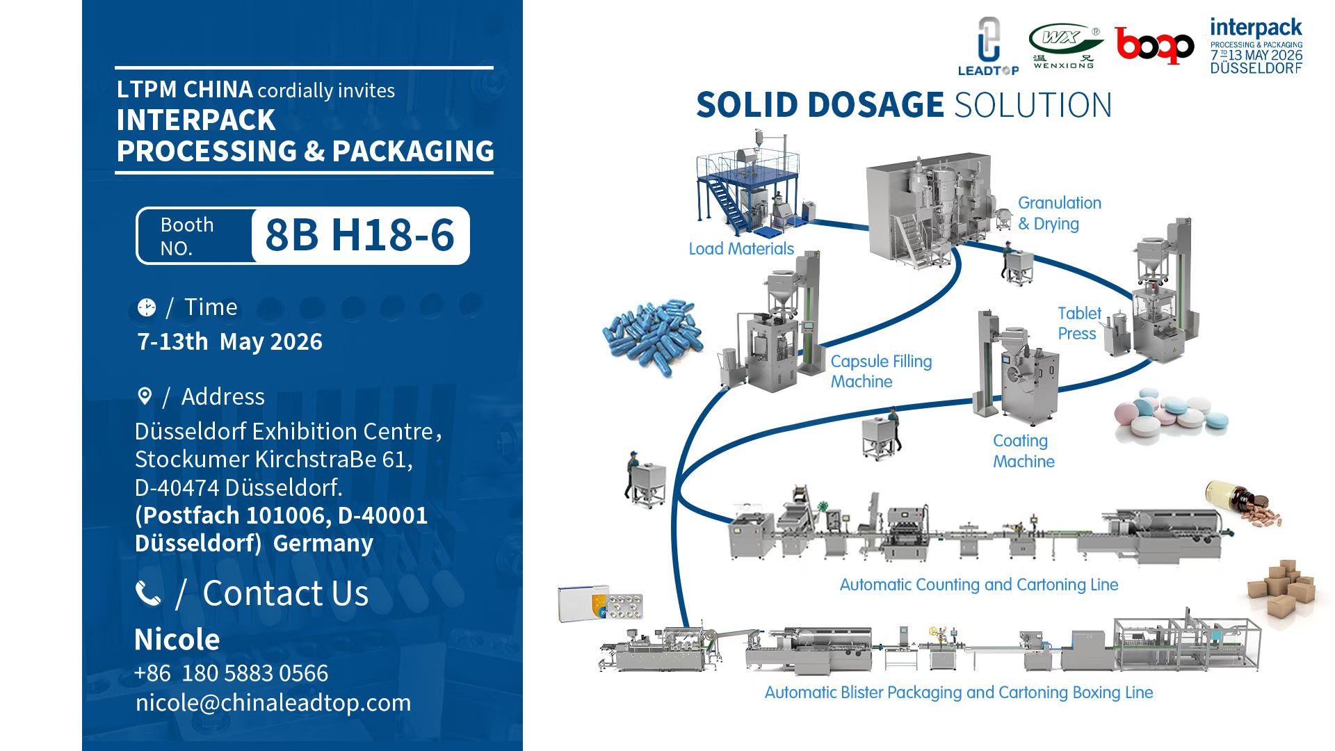 Visit LTPM CHINA at interpack 2026 – Booth 8B H18-6