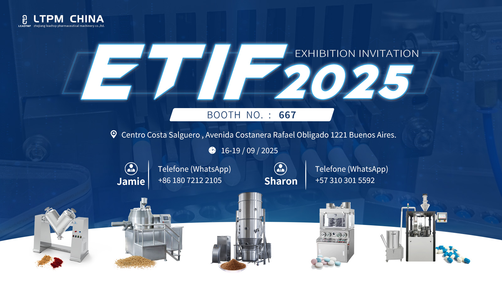 LTPM CHINA to Showcase Advanced Pharmaceutical Machinery at ETIF 2025